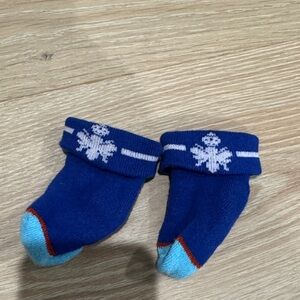 Baby Bombas Blue infant Socks with Pattern